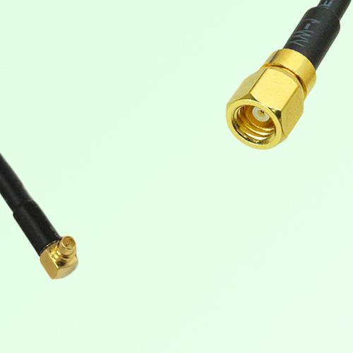 75ohm MMCX Male Right Angle to SMC Female Coax Cable Assembly