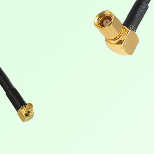 75ohm MMCX Male R/A to SMC Female R/A Coax Cable Assembly
