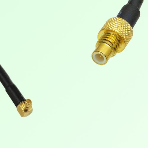 75ohm MMCX Male Right Angle to SMC Male Coax Cable Assembly 75ohm MMCX Male Right Angle to SMC Male Coax Cable Assembly
