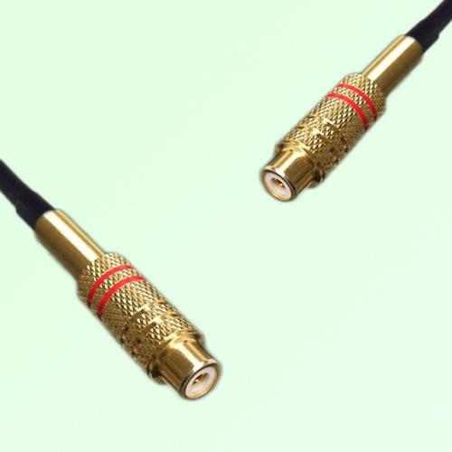 75ohm RCA Female to RCA Female Coax Cable Assembly