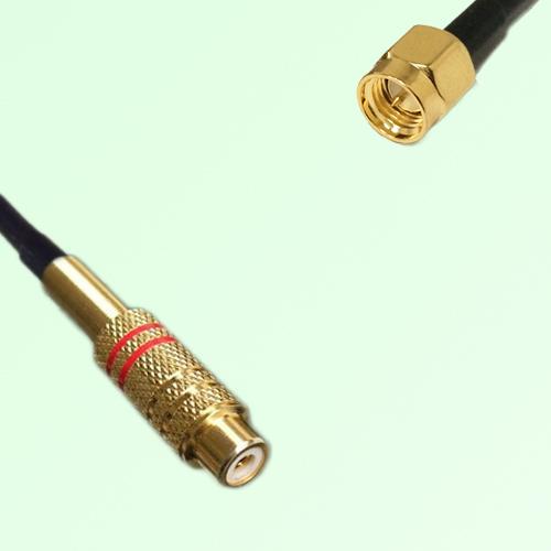 75ohm RCA Female to SMA Male Coax Cable Assembly