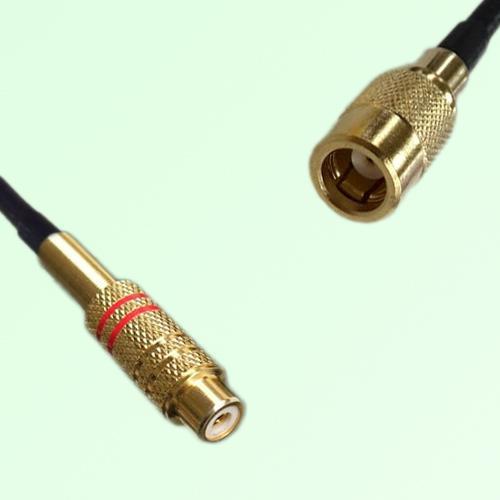 75ohm RCA Female to SMB Female Coax Cable Assembly