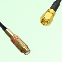 75ohm RCA Female to SMC Female Coax Cable Assembly
