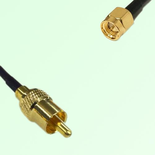 75ohm RCA Male to SMA Male Coax Cable Assembly 75ohm RCA Male to SMA Male Coax Cable Assembly