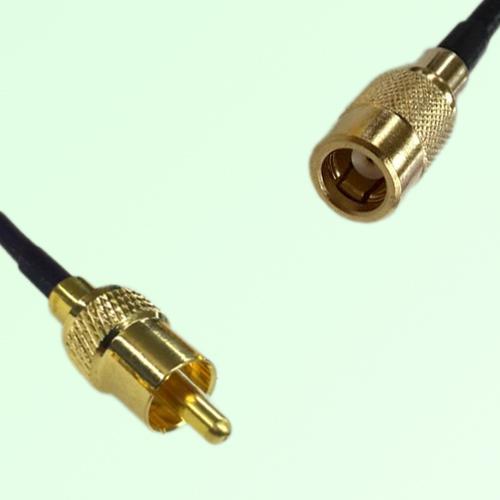 75ohm RCA Male to SMB Female Coax Cable Assembly