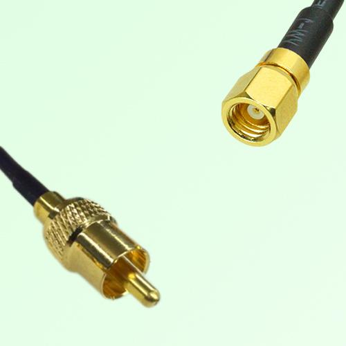 75ohm RCA Male to SMC Female Coax Cable Assembly