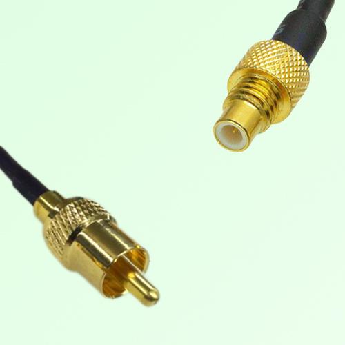 75ohm RCA Male to SMC Male Coax Cable Assembly