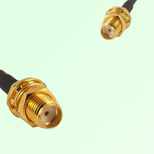 75ohm SMA Bulkhead Female to SMA Bulkhead Female Coax Cable Assembly 75ohm SMA Bulkhead Female to SMA Bulkhead Female Coax Cable Assembly