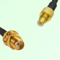 75ohm SMA Bulkhead Female to SMC Male Coax Cable Assembly