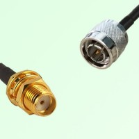 75ohm SMA Bulkhead Female to TNC Male Coax Cable Assembly