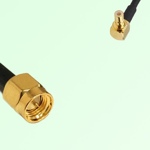 75ohm SMA Male to SMB Male Right Angle Coax Cable Assembly
