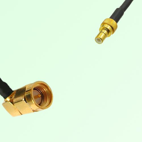 75ohm SMA Male Right Angle to SMB Male Coax Cable Assembly
