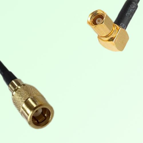 75ohm SMB Female to SMC Female Right Angle Coax Cable Assembly