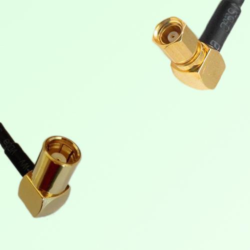 75ohm SMB Female R/A to SMC Female R/A Coax Cable Assembly