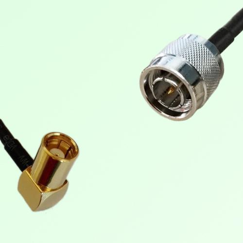 75ohm SMB Female Right Angle to TNC Male Coax Cable Assembly