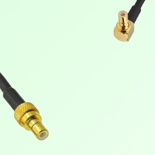 75ohm SMB Male to SMB Male Right Angle Coax Cable Assembly