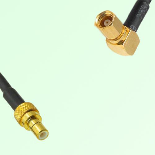 75ohm SMB Male to SMC Female Right Angle Coax Cable Assembly