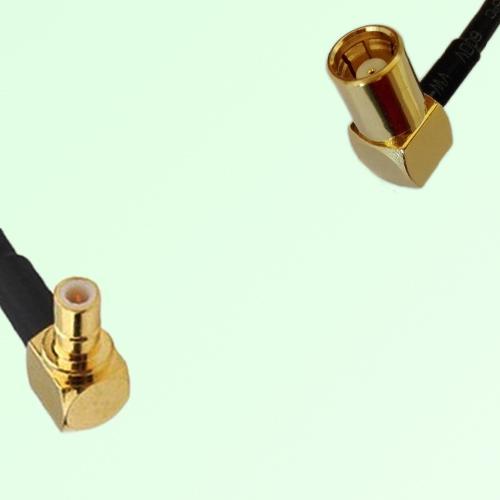 75ohm SMB Male R/A to SMB Female R/A Coax Cable Assembly
