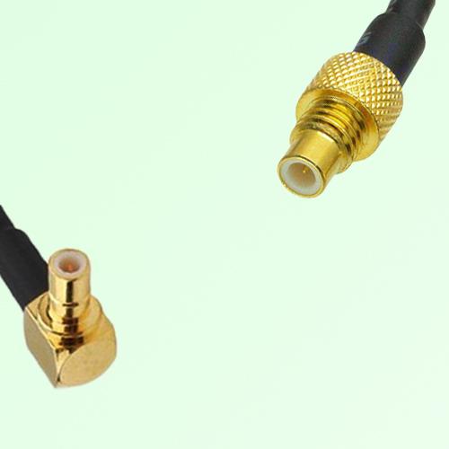 75ohm SMB Male Right Angle to SMC Male Coax Cable Assembly
