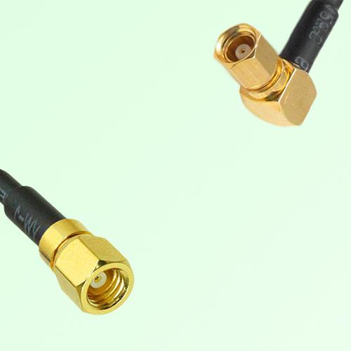 75ohm SMC Female to SMC Female Right Angle Coax Cable Assembly