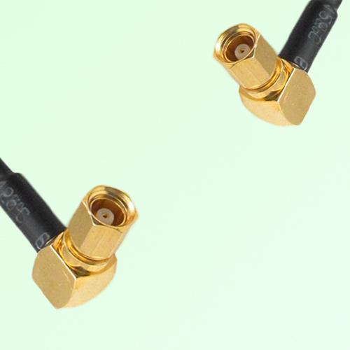75ohm SMC Female R/A to SMC Female R/A Coax Cable Assembly