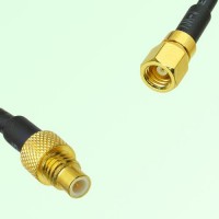75ohm SMC Male to SMC Female Coax Cable Assembly