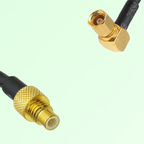 75ohm SMC Male to SMC Female Right Angle Coax Cable Assembly