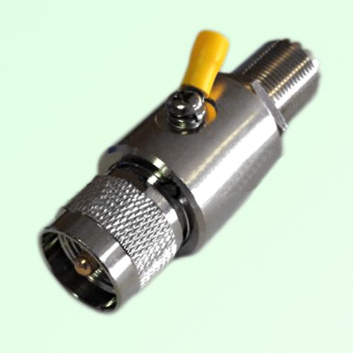 Surge Arrestor UHF SO239 Bulkhead Female to PL259 Male DC-1.5GHz Surge Arrestor UHF SO239 Bulkhead Female to PL259 Male DC-1.5GHz