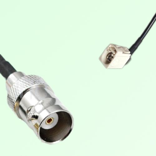 FAKRA SMB B 9001 white Female Jack RA to BNC Female Jack Cable FAKRA SMB B 9001 white Female Jack RA to BNC Female Jack Cable