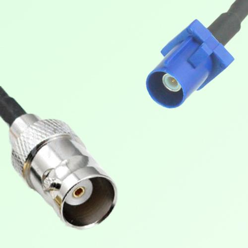 FAKRA SMB C 5005 blue Male Plug to BNC Female Jack Cable FAKRA SMB C 5005 blue Male Plug to BNC Female Jack Cable