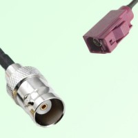 FAKRA SMB D 4004 bordeaux Female Jack to BNC Female Jack Cable FAKRA SMB D 4004 bordeaux Female Jack to BNC Female Jack Cable