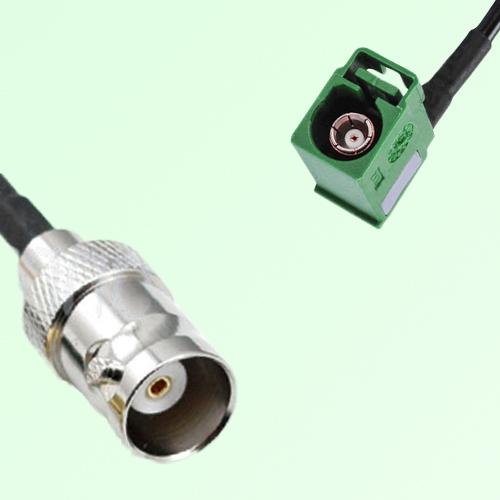 FAKRA SMB E 6002 green Female Jack RA to BNC Female Jack Cable FAKRA SMB E 6002 green Female Jack RA to BNC Female Jack Cable