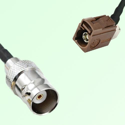 FAKRA SMB F 8011 brown Female Jack RA to BNC Female Jack Cable FAKRA SMB F 8011 brown Female Jack RA to BNC Female Jack Cable
