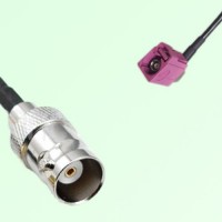 FAKRA SMB H 4003 violet Female Jack RA to BNC Female Jack Cable