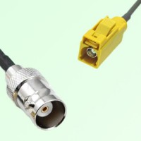 FAKRA SMB K 1027 curry Female Jack to BNC Female Jack Cable FAKRA SMB K 1027 curry Female Jack to BNC Female Jack Cable