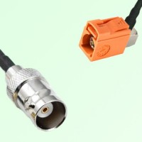 FAKRA SMB M 2003 pastel orange Female Jack RA to BNC Female Jack Cable FAKRA SMB M 2003 pastel orange Female Jack RA to BNC Female Jack Cable