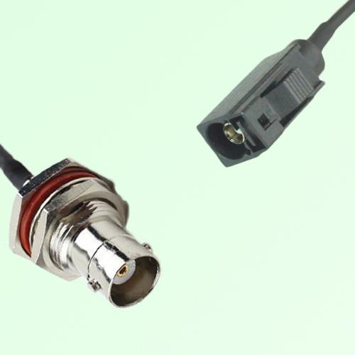 FAKRA SMB A 9005 black Female Jack to BNC Bulkhead Female Jack Cable FAKRA SMB A 9005 black Female Jack to BNC Bulkhead Female Jack Cable