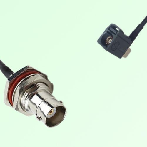 FAKRA SMB G 7031 grey Female Jack RA to BNC Bulkhead Female Jack Cable FAKRA SMB G 7031 grey Female Jack RA to BNC Bulkhead Female Jack Cable