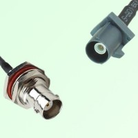 FAKRA SMB G 7031 grey Male Plug to BNC Bulkhead Female Jack Cable
