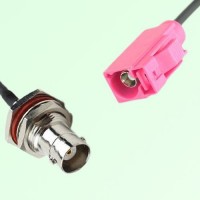 FAKRA SMB H 4003 violet Female Jack to BNC Bulkhead Female Jack Cable FAKRA SMB H 4003 violet Female Jack to BNC Bulkhead Female Jack Cable