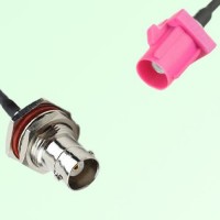 FAKRA SMB H 4003 violet Male Plug to BNC Bulkhead Female Jack Cable FAKRA SMB H 4003 violet Male Plug to BNC Bulkhead Female Jack Cable