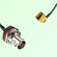 FAKRA SMB K 1027 Curry Female Jack RA to BNC Bulkhead Female Cable FAKRA SMB K 1027 Curry Female Jack RA to BNC Bulkhead Female Cable