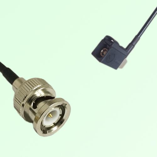 FAKRA SMB A 9005 black Female Jack Right Angle to BNC Male Plug Cable FAKRA SMB A 9005 black Female Jack Right Angle to BNC Male Plug Cable