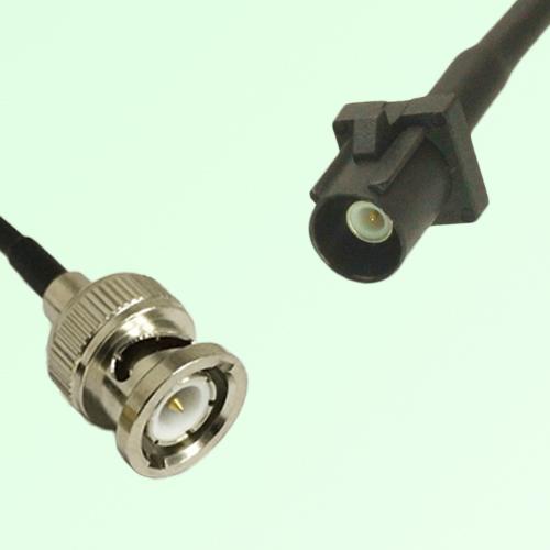 FAKRA SMB A 9005 black Male Plug to BNC Male Plug Cable
