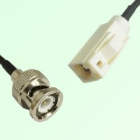 FAKRA SMB B 9001 white Female Jack to BNC Male Plug Cable FAKRA SMB B 9001 white Female Jack to BNC Male Plug Cable