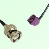 FAKRA SMB D 4004 bordeaux Female Jack RA to BNC Male Plug Cable