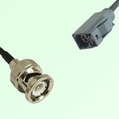 FAKRA SMB G 7031 grey Female Jack to BNC Male Plug Cable