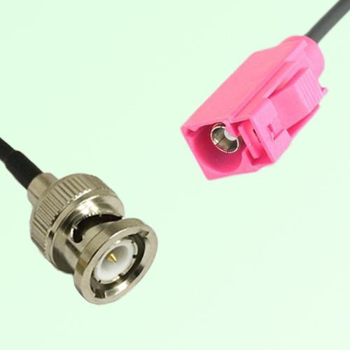 FAKRA SMB H 4003 violet Female Jack to BNC Male Plug Cable