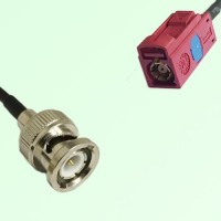 FAKRA SMB L 3002 carmin red Female Jack to BNC Male Plug Cable FAKRA SMB L 3002 carmin red Female Jack to BNC Male Plug Cable