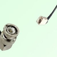 FAKRA SMB B 9001 white Female Jack RA to BNC Male Plug RA Cable